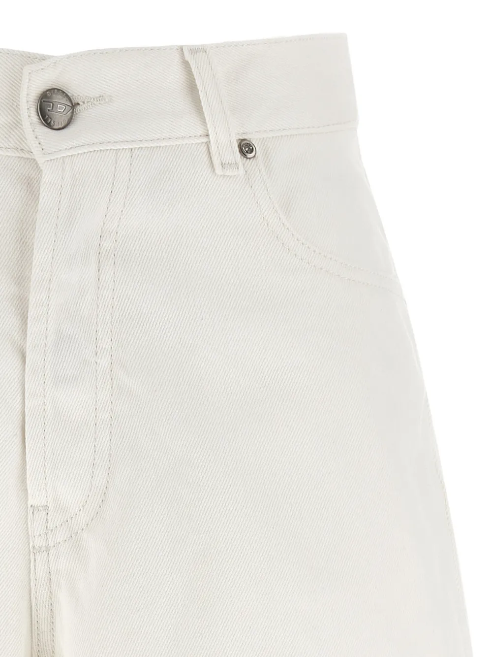  Diesel De-helios Denim Shorts - White 