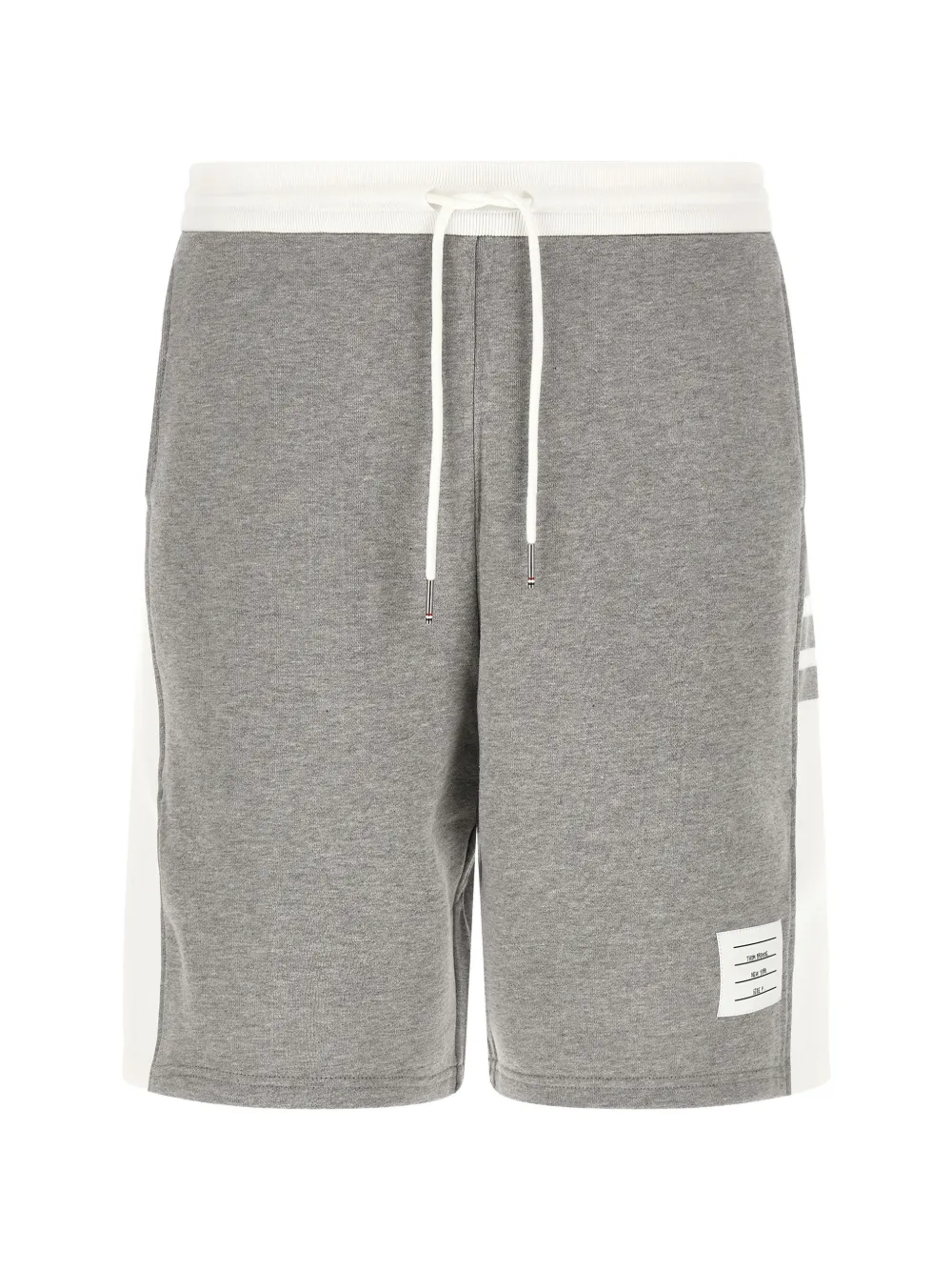 Thom Browne side-inserts track shorts - Grigio