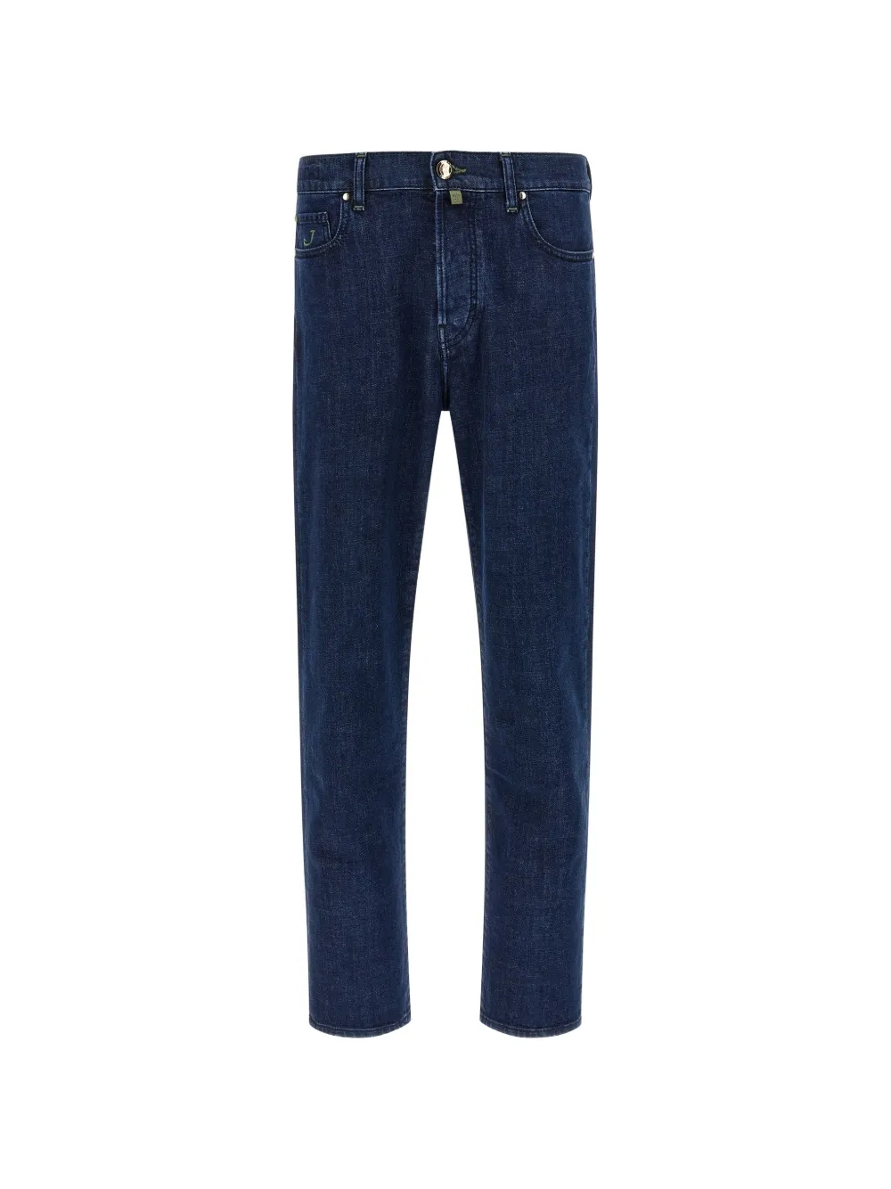 Jacob Cohën Edo logo-embroidery five-pocket jeans - Blu