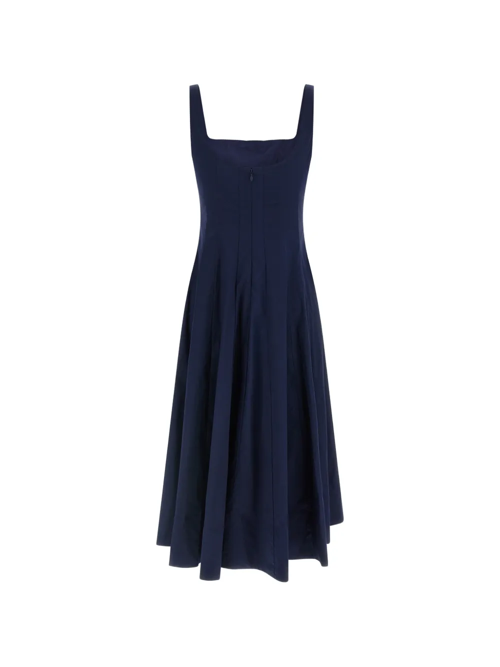 STAUD Midi-jurk met korset vlak Blauw