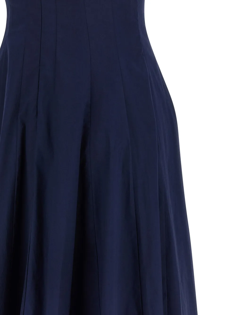 STAUD Midi-jurk met korset vlak Blauw
