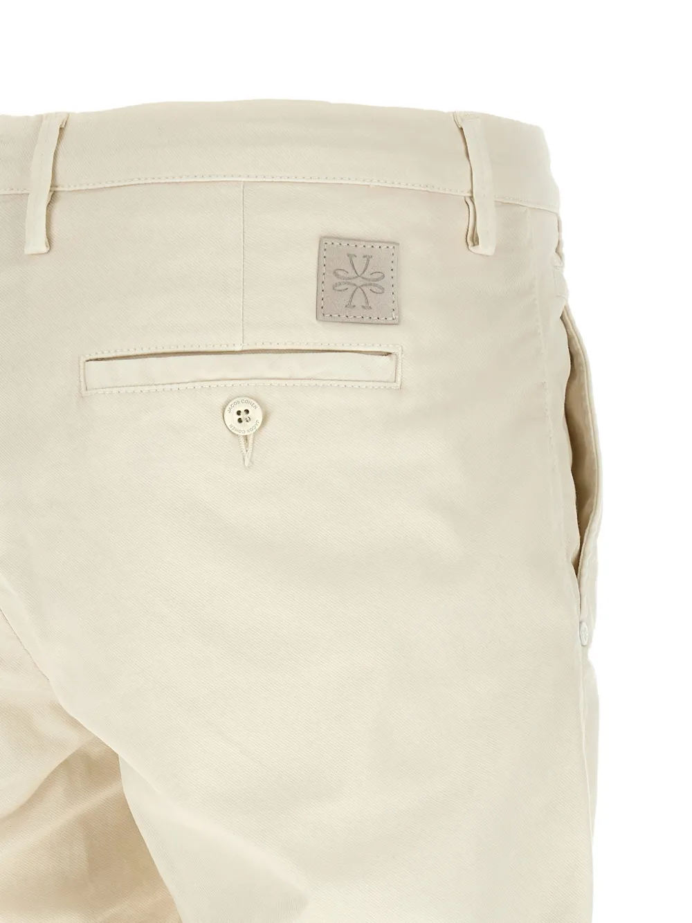 Jacob Cohën Broek met logopatch Beige