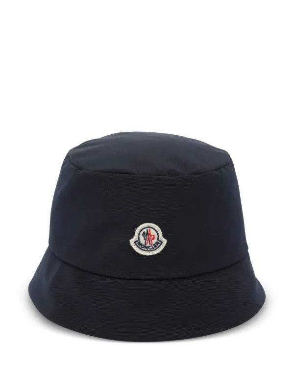 Moncler リバーシブル バケットハット | ブルー | FARFETCH JP