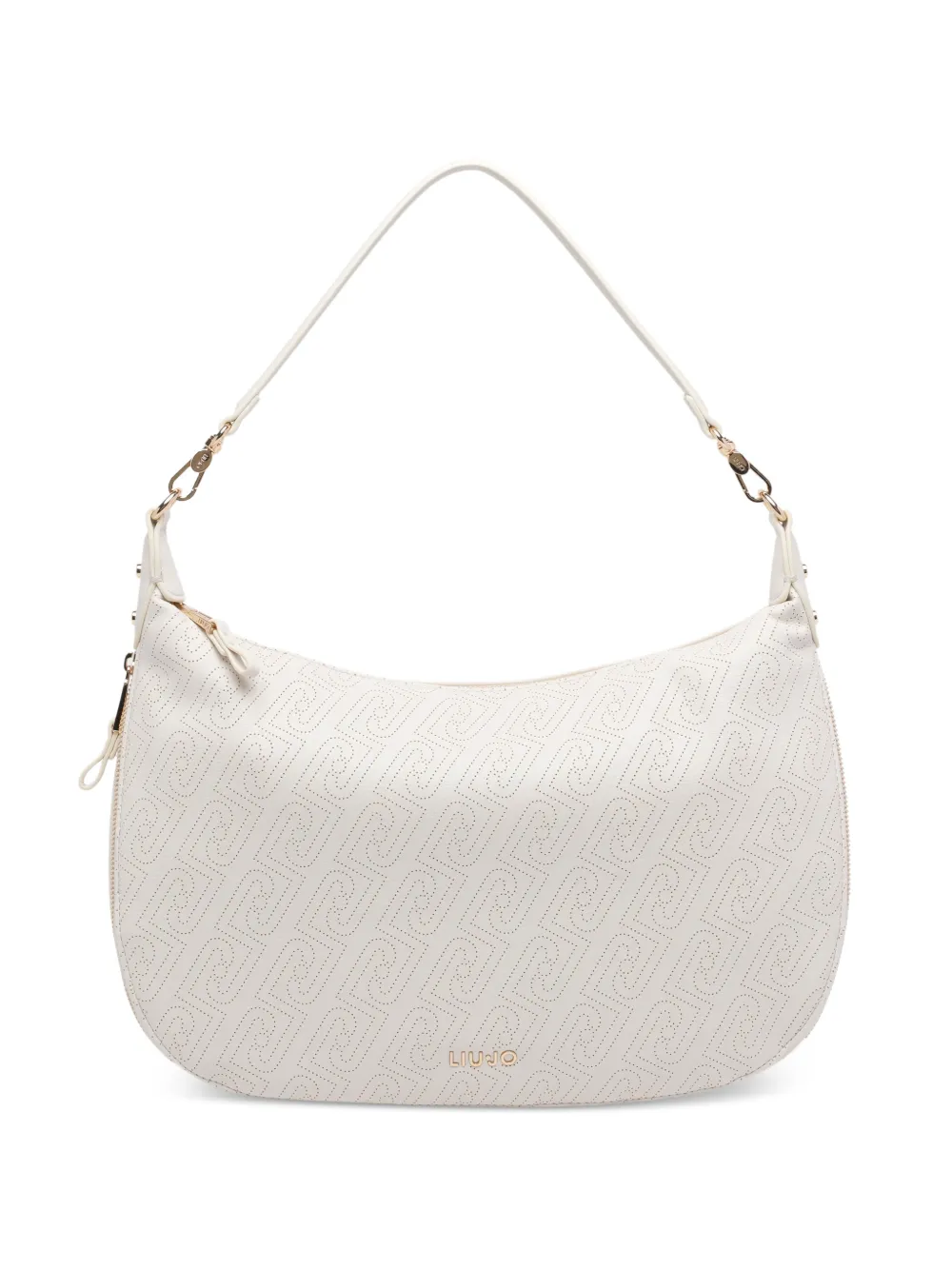 LIU JO logo-pattern shoulder bag - Bianco