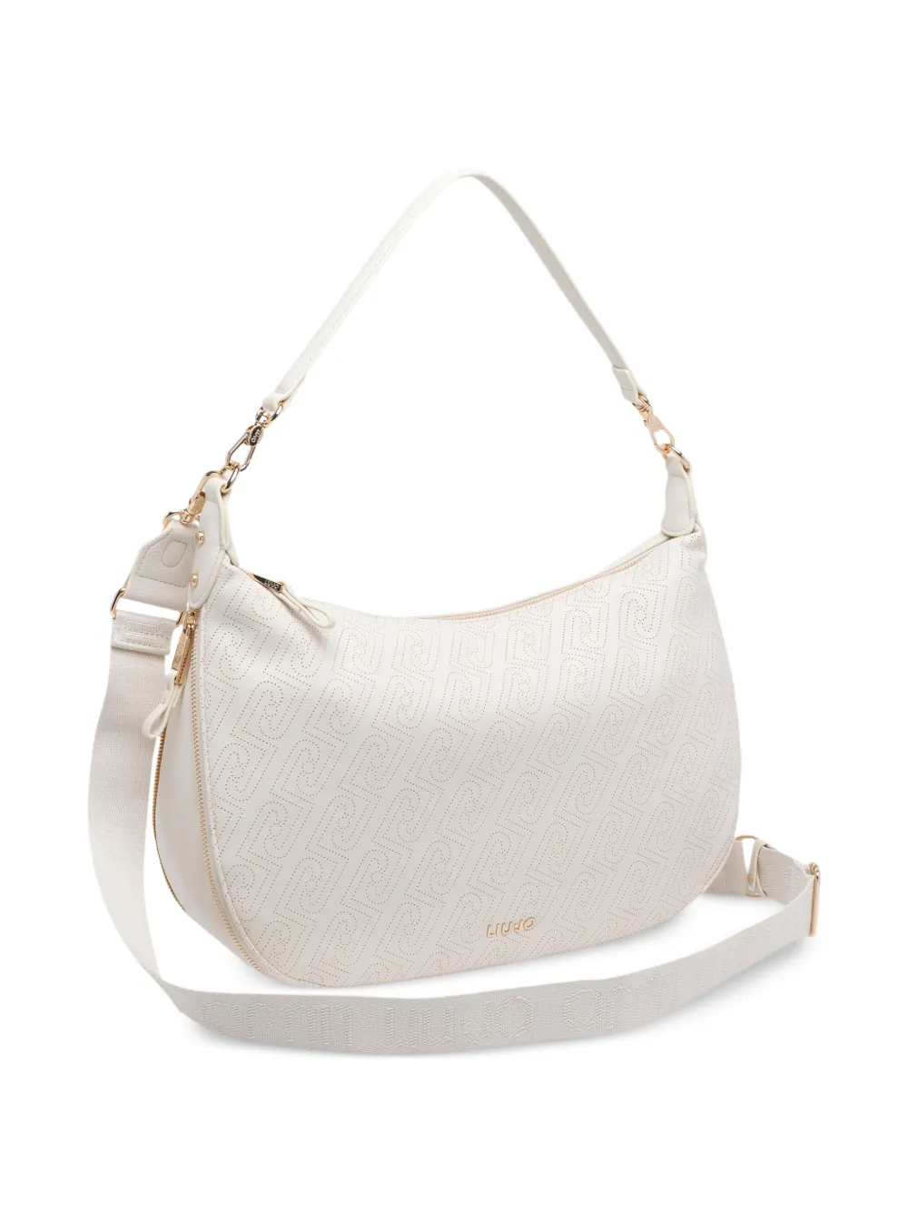 Logo-Pattern Shoulder Bag