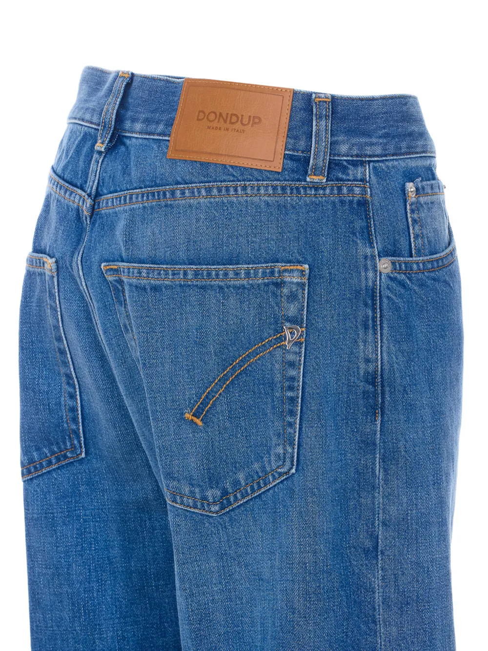 Five-Pockets Patch-Logo Jeans