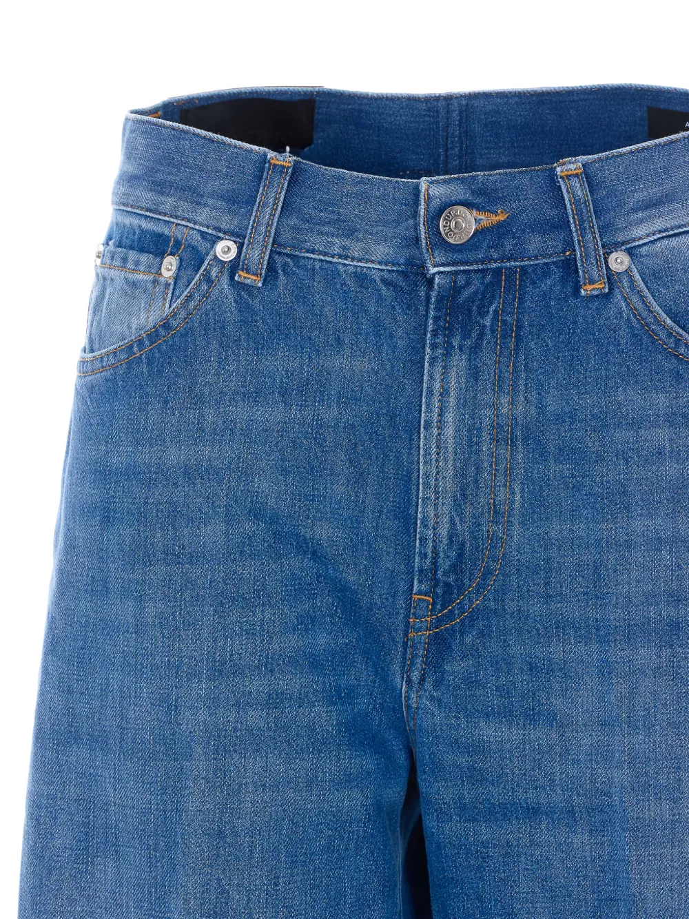 Five-Pockets Patch-Logo Jeans