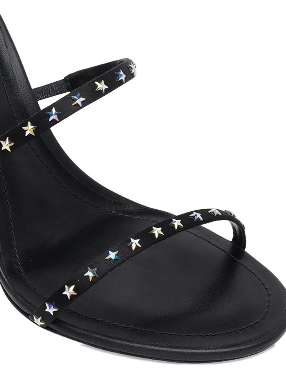 René Caovilla Cleo star-details sandals Zwart