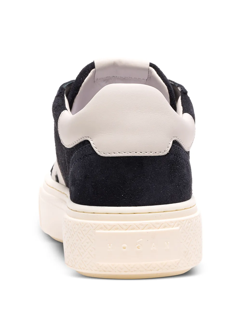 Hogan Crosswind sneakers met plateauzool en ronde neus Blauw