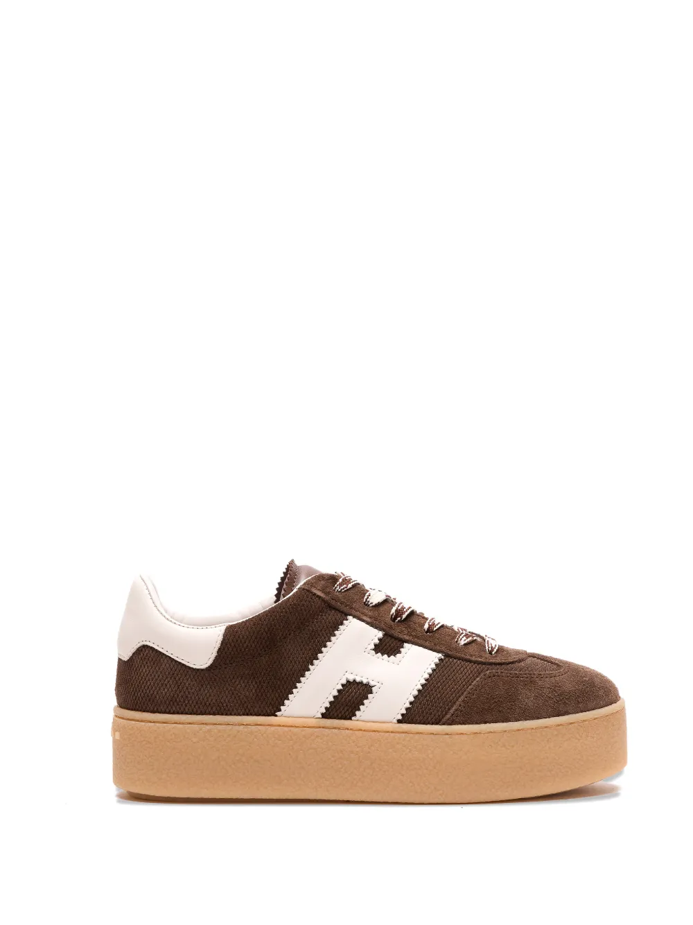 Hogan logo-detail platform sneakers Bruin