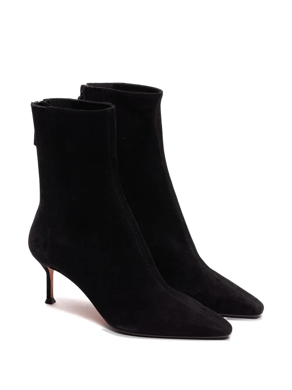 Aquazzura Saint Honore black boots Zwart