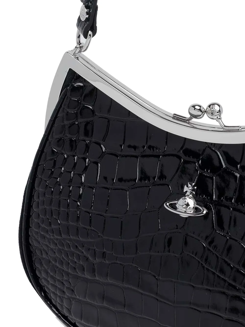 Vivienne Westwood Orb-plaque Shoulder Bag | Black | FARFETCH