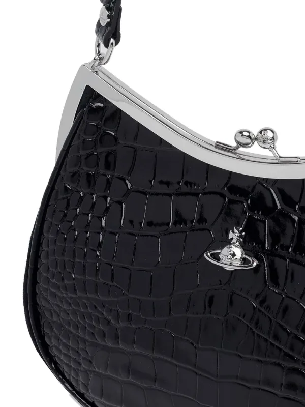 Vivienne Westwood Orb-plaque Shoulder Bag | Black | FARFETCH