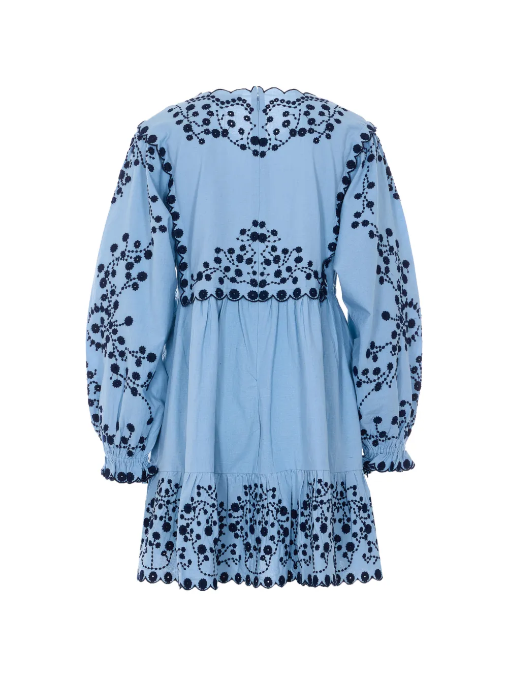 Sea Mini-jurk met lange mouwen Blauw
