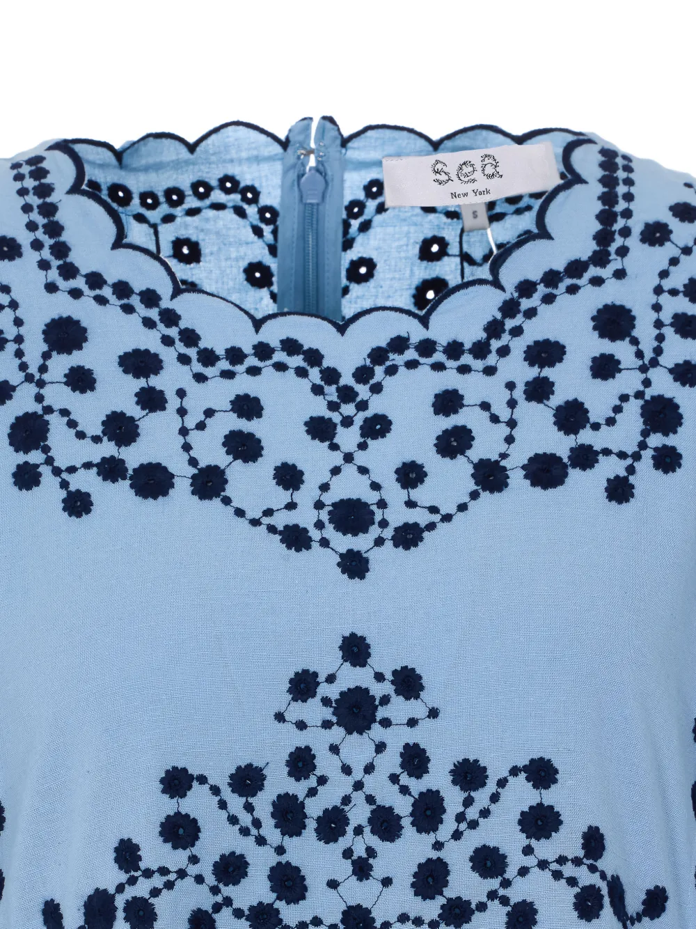 Sea Mini-jurk met lange mouwen Blauw