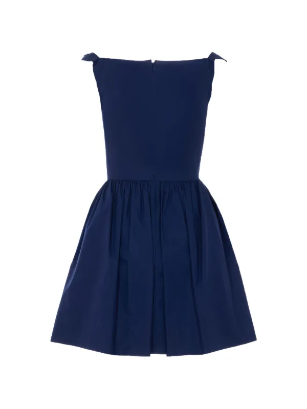 blue and white fitted dress Ode To The Summer Dress, Royal Blue  Chic Soul