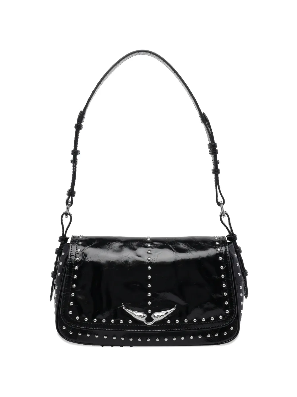 Zadig&Voltaire studs removable-strap shoulder bag - Nero
