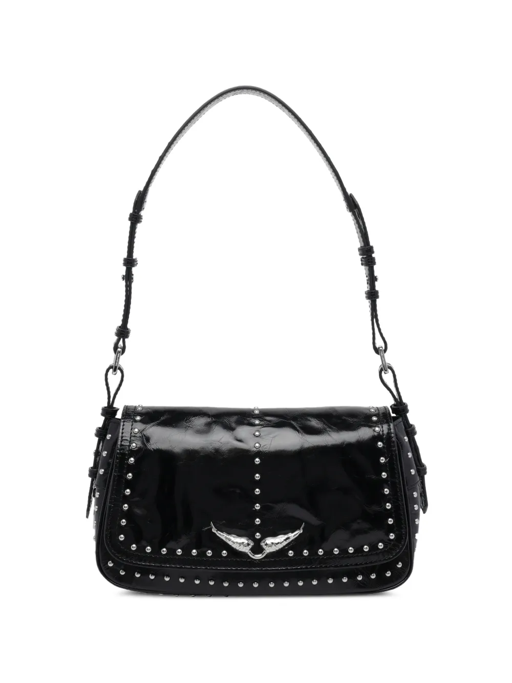 Zadig&Voltaire studs removable-strap shoulder bag - Nero