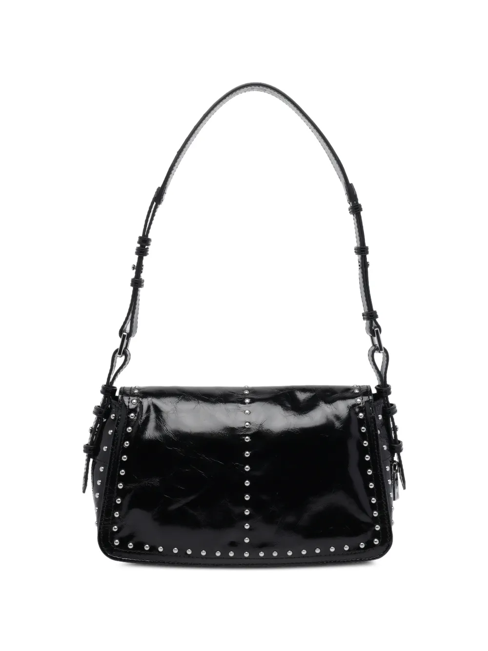  Zadig&voltaire Studs Removable-strap Shoulder Bag - Black 