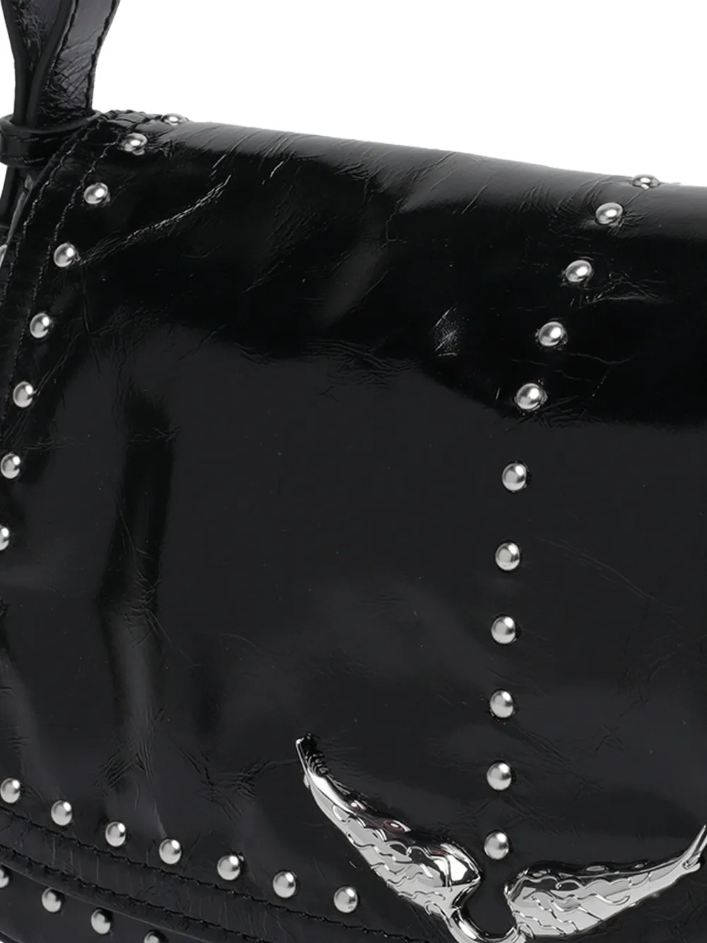 Zadig&Voltaire Le Zouzou schoudertas met studs Zwart