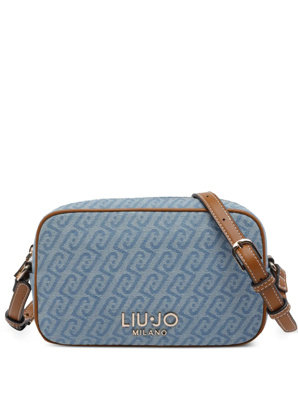 LIU JO Borsa a tracolla con logo - Blu