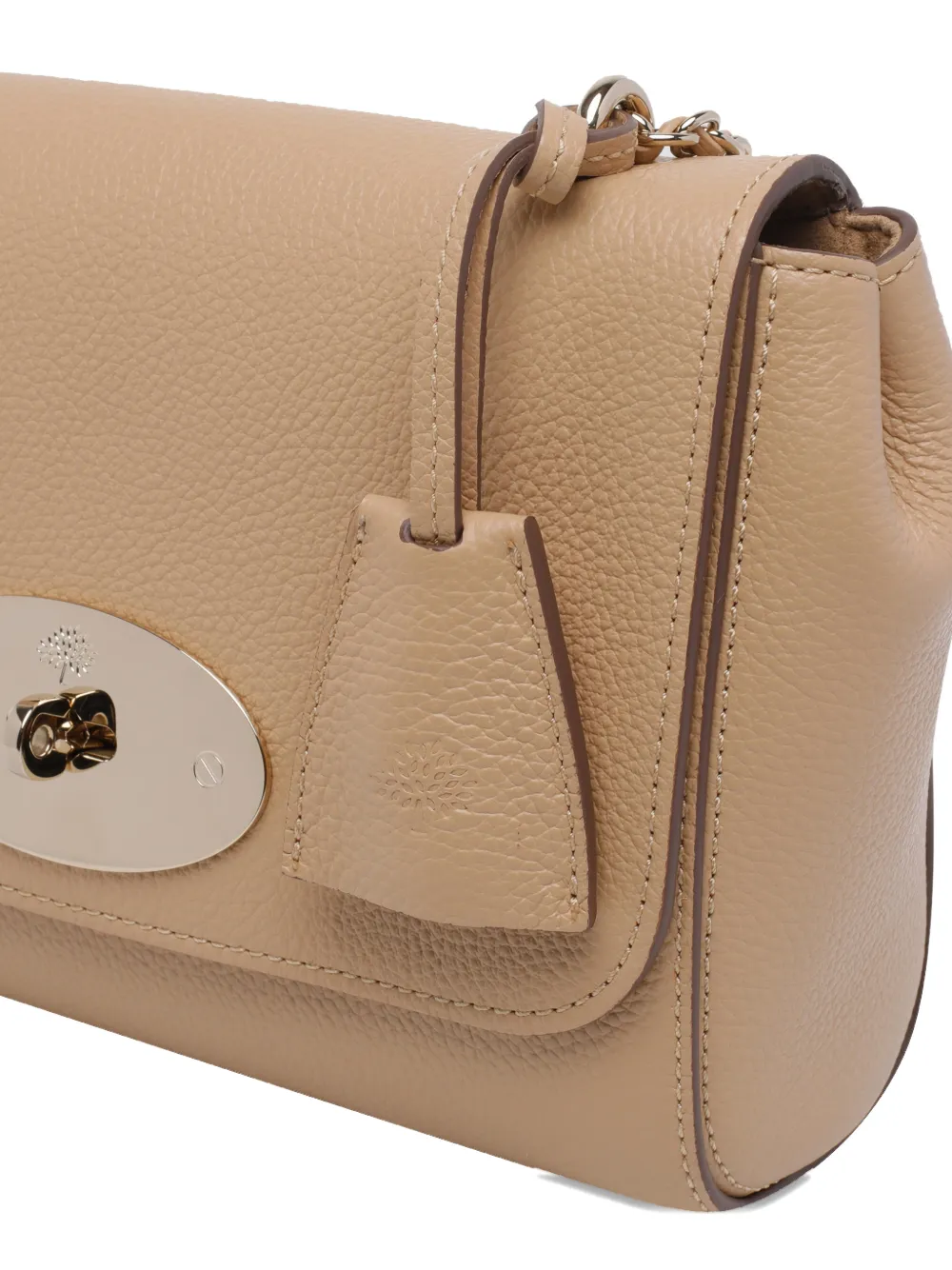 Mulberry Lily schoudertas met draaislot Beige
