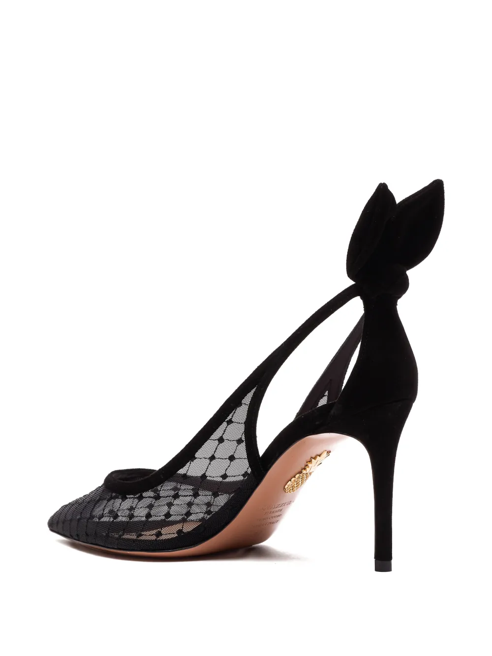 Aquazzura Pumps met striksluiting Zwart