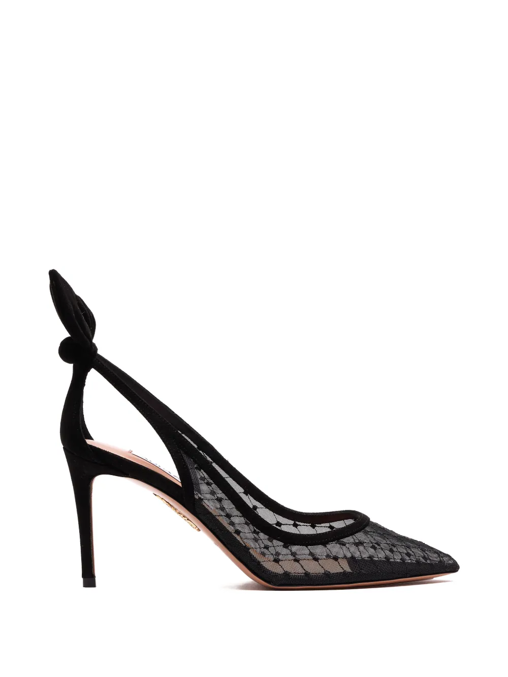 Aquazzura Pumps met striksluiting Zwart