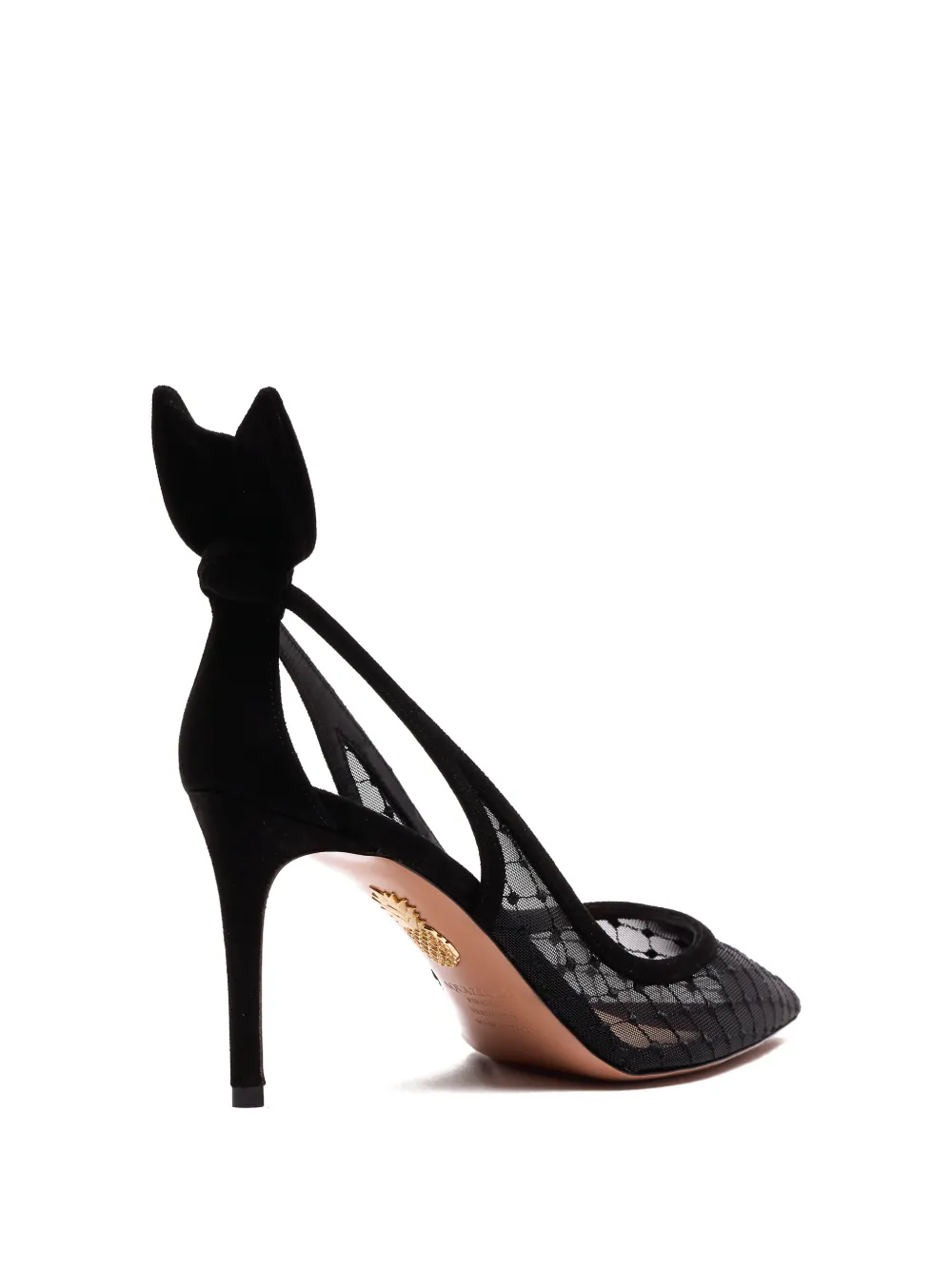 Aquazzura Pumps met striksluiting Zwart
