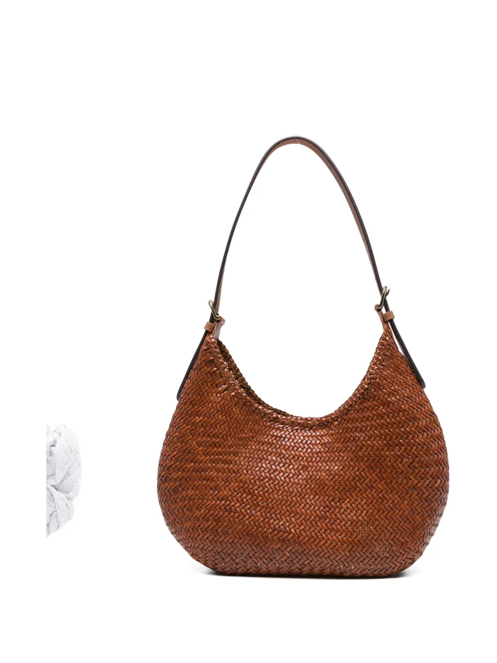 DRAGON DIFFUSION woven shoulder bag - Marrone