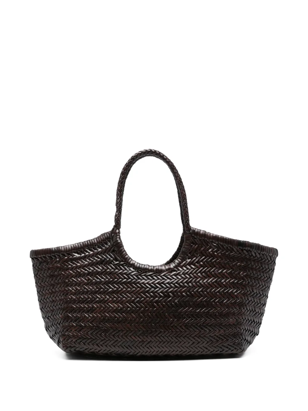 DRAGON DIFFUSION Nantucket woven tote bag - Marrone