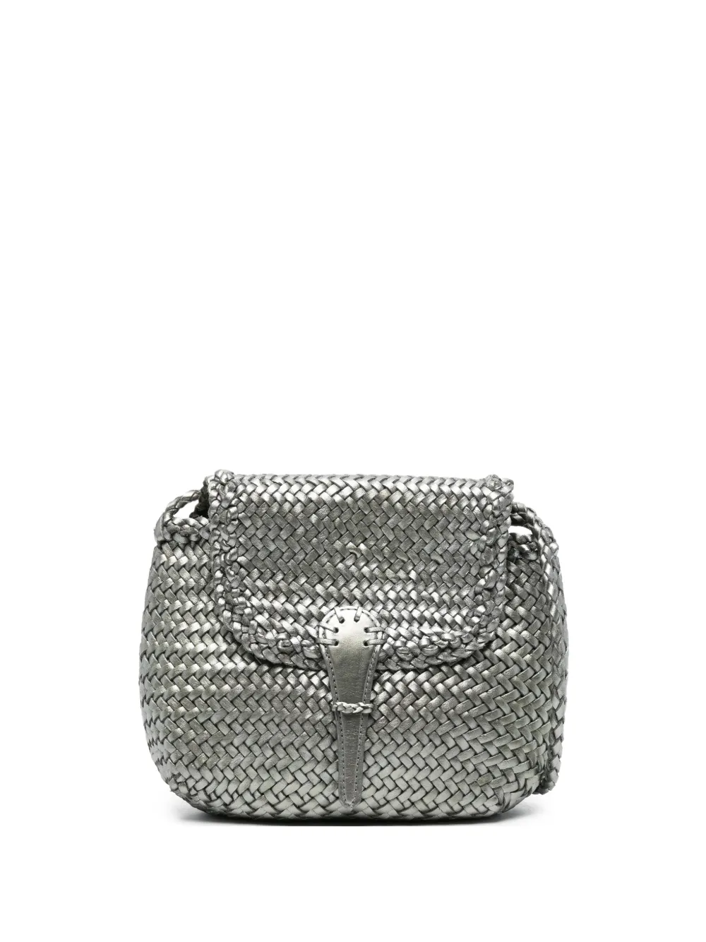 DRAGON DIFFUSION Mini City cross body bag - Argento