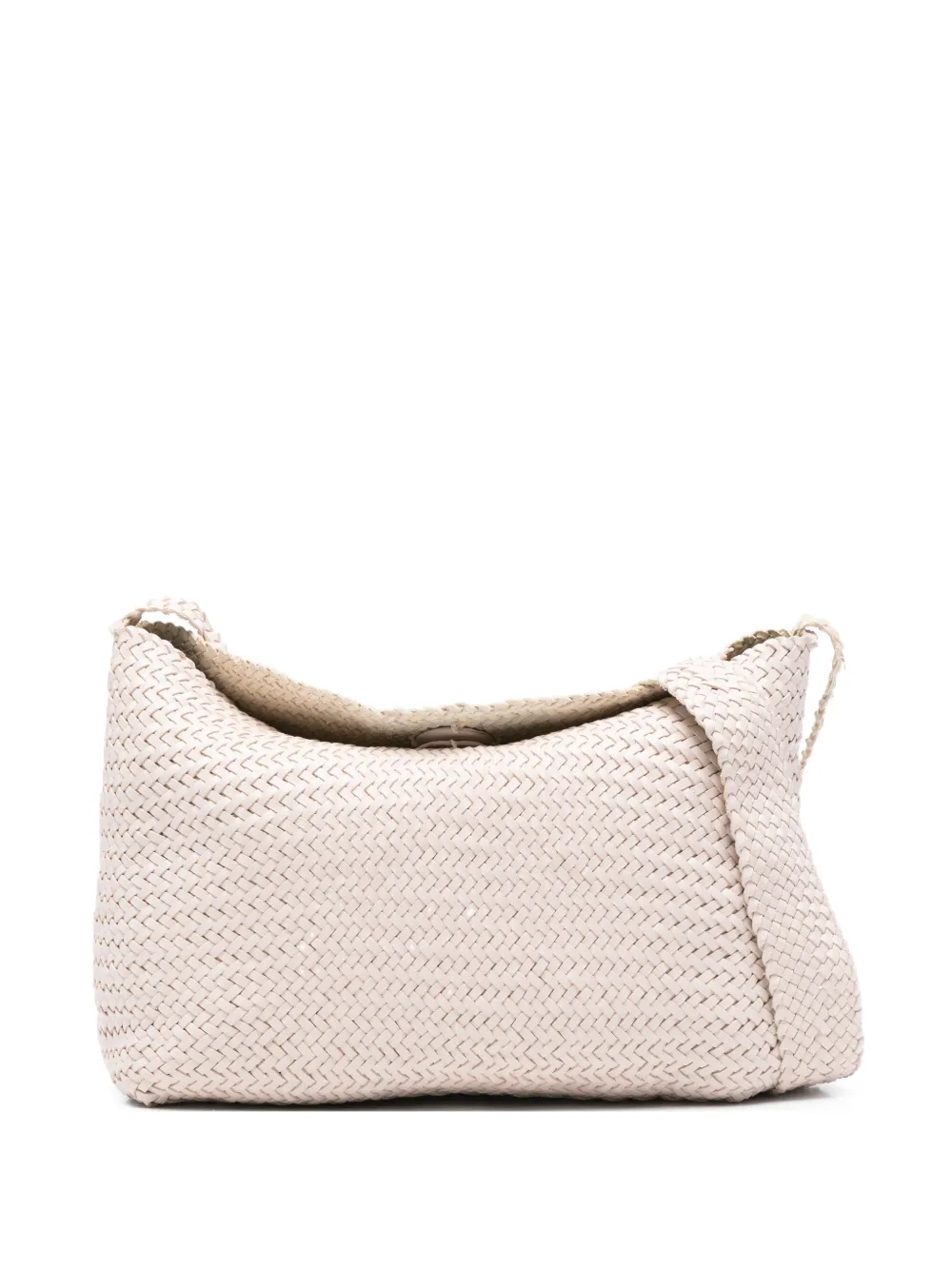 DRAGON DIFFUSION Santa Marta woven shoulder bag - Toni neutri