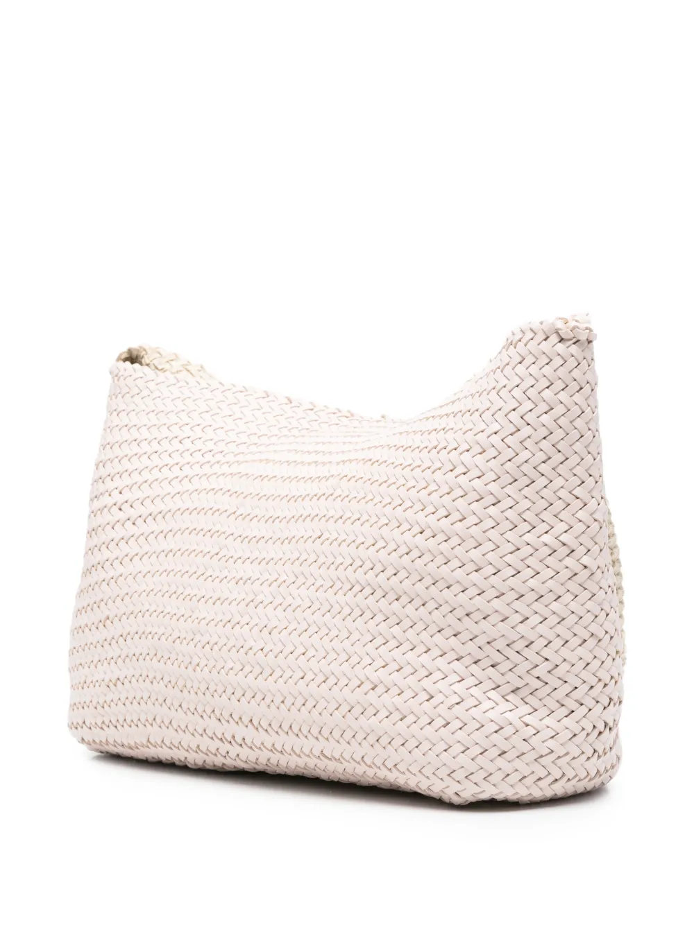 DRAGON DIFFUSION Santa Marta geweven schoudertas Beige