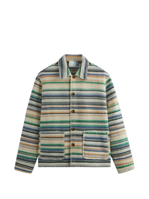 KITH woven stripe coaches jacket