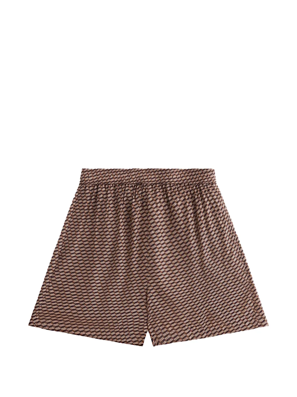 KITH Shorts Rayne con stampa - Marrone