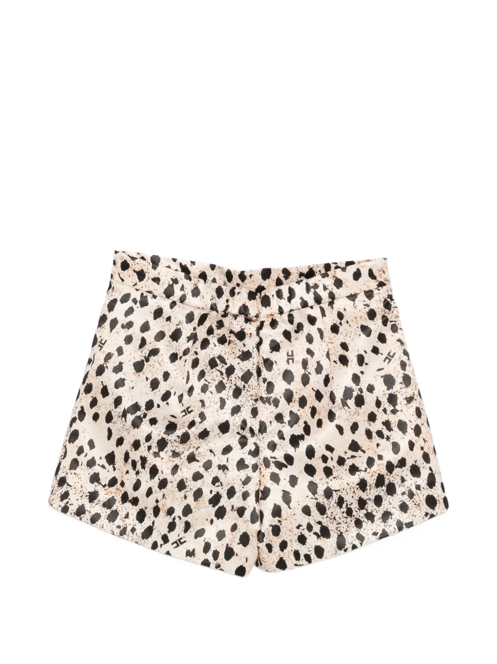  Elisabetta Franchi La Mia Bambina Print Shorts - Neutrals 