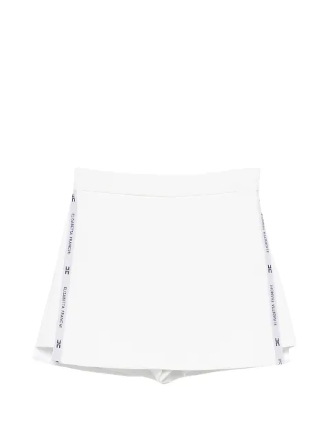 Elisabetta Franchi La Mia Bambina shorts con ribetes del logo