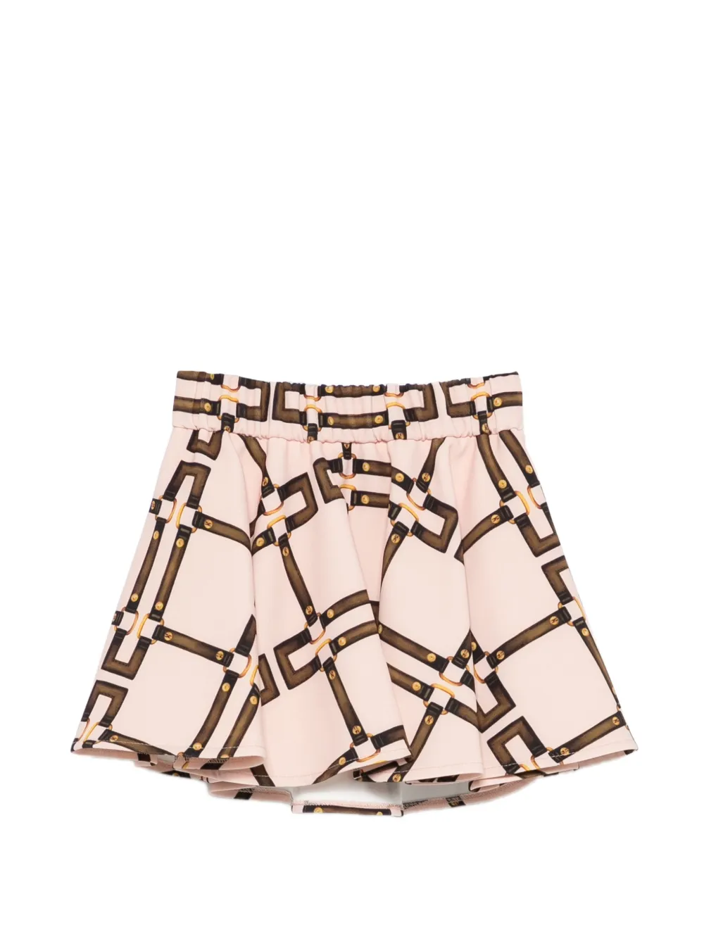 Elisabetta Franchi La Mia Bambina Rok met geometrische print Roze