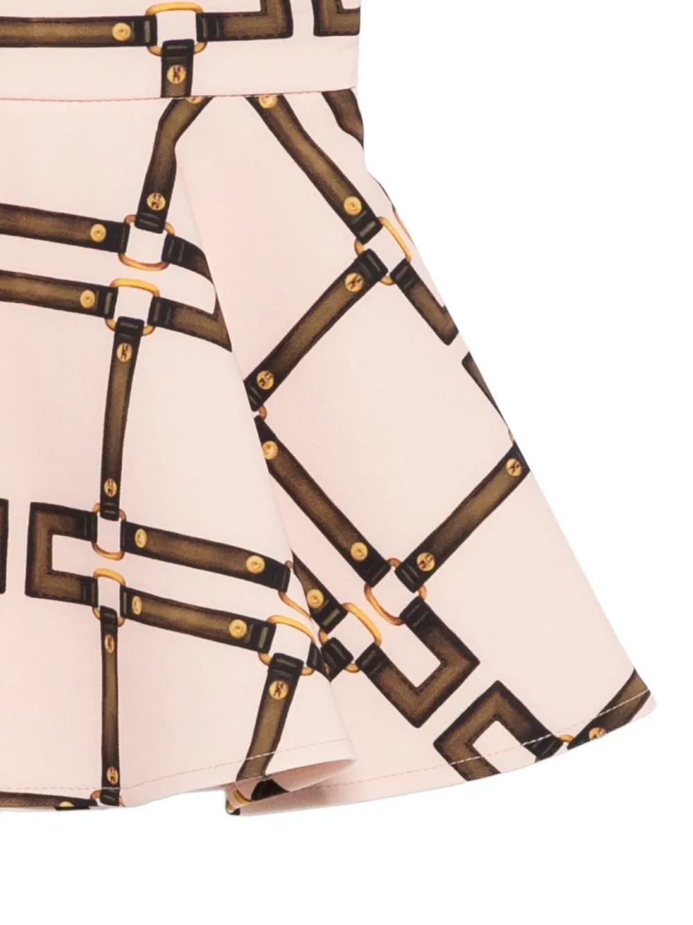 Elisabetta Franchi La Mia Bambina Rok met geometrische print Roze