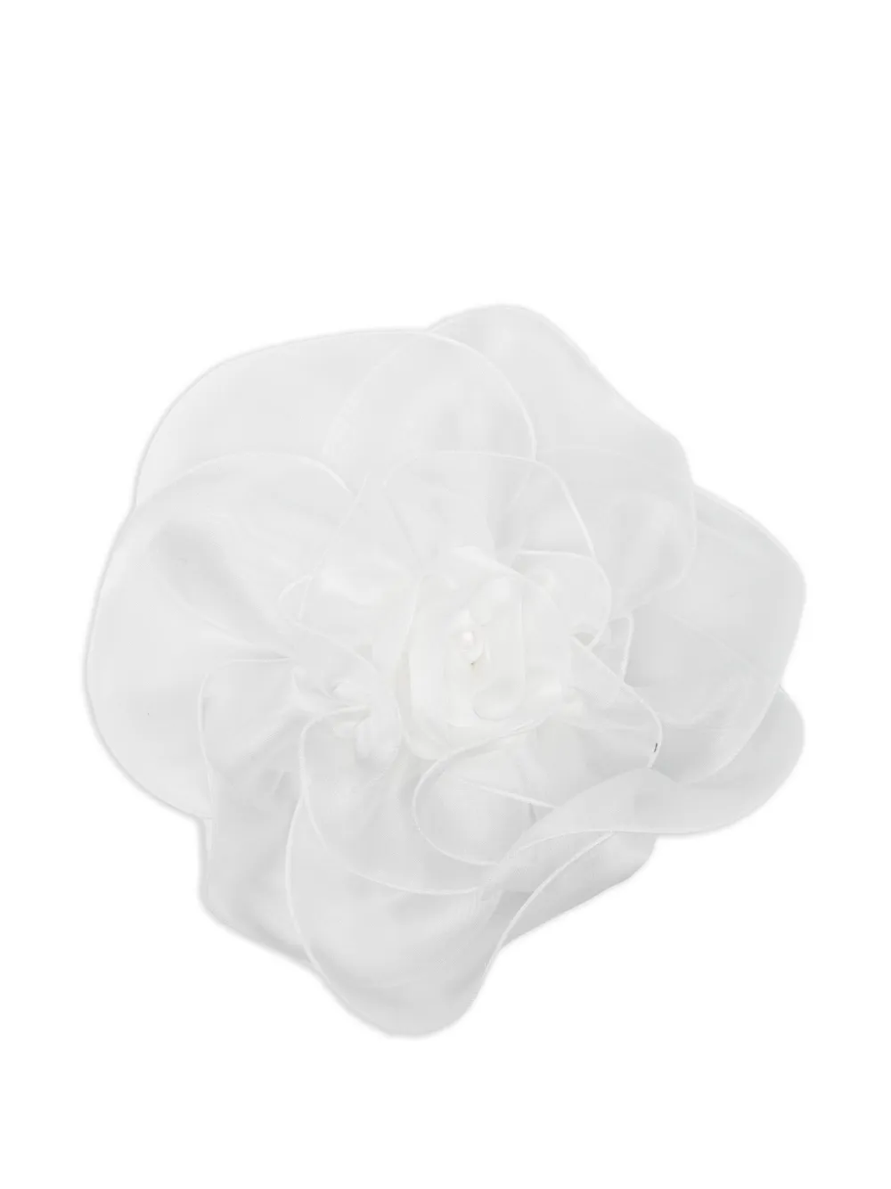 Colorichiari flower hair clip - Bianco