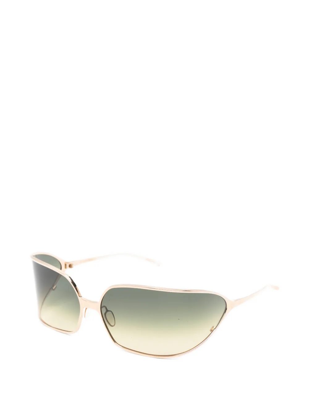  Christian Roth Geometric-frame Sunglasses - Gold 