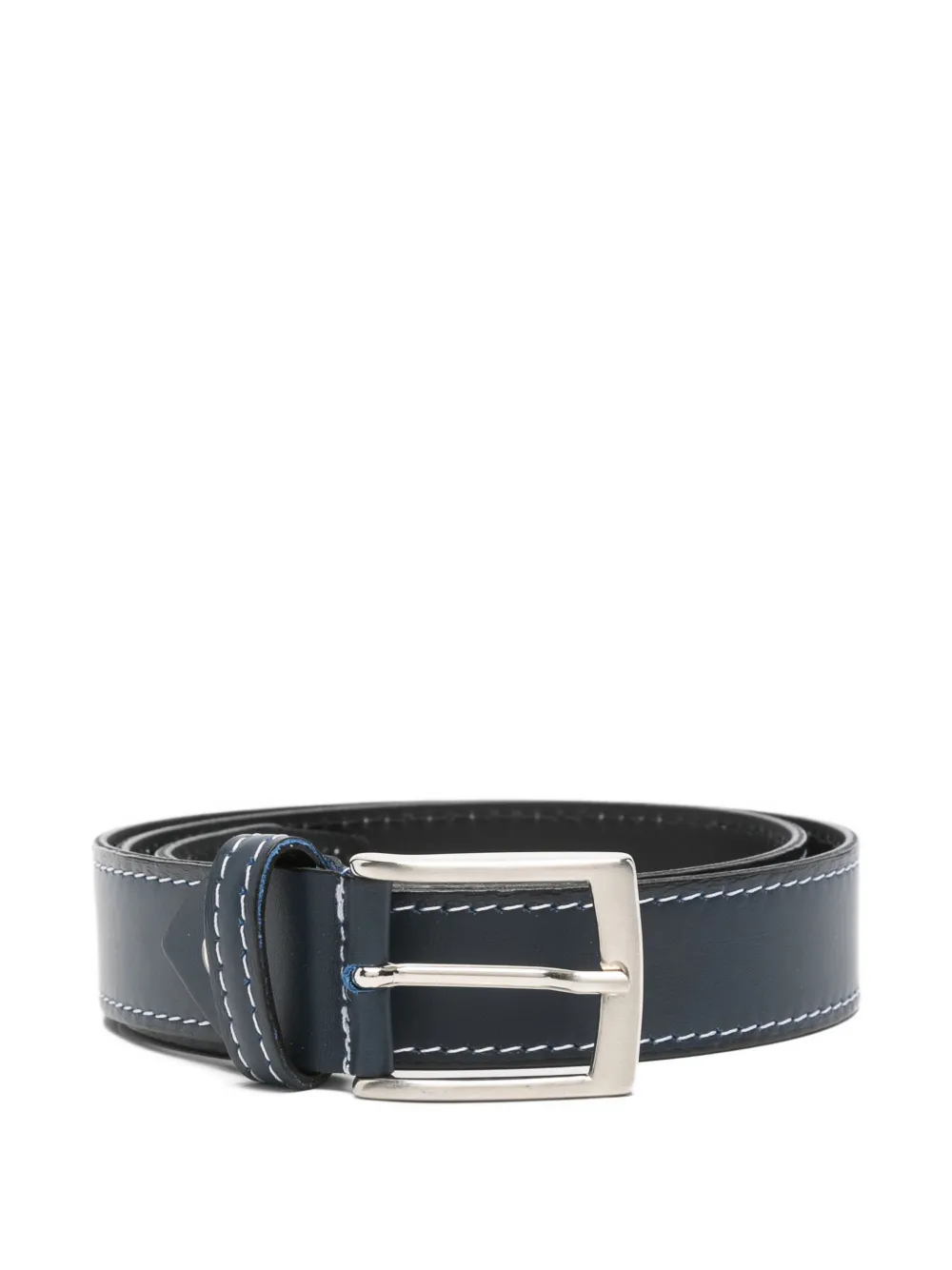 Colorichiari tonal-stitching belt - Blu