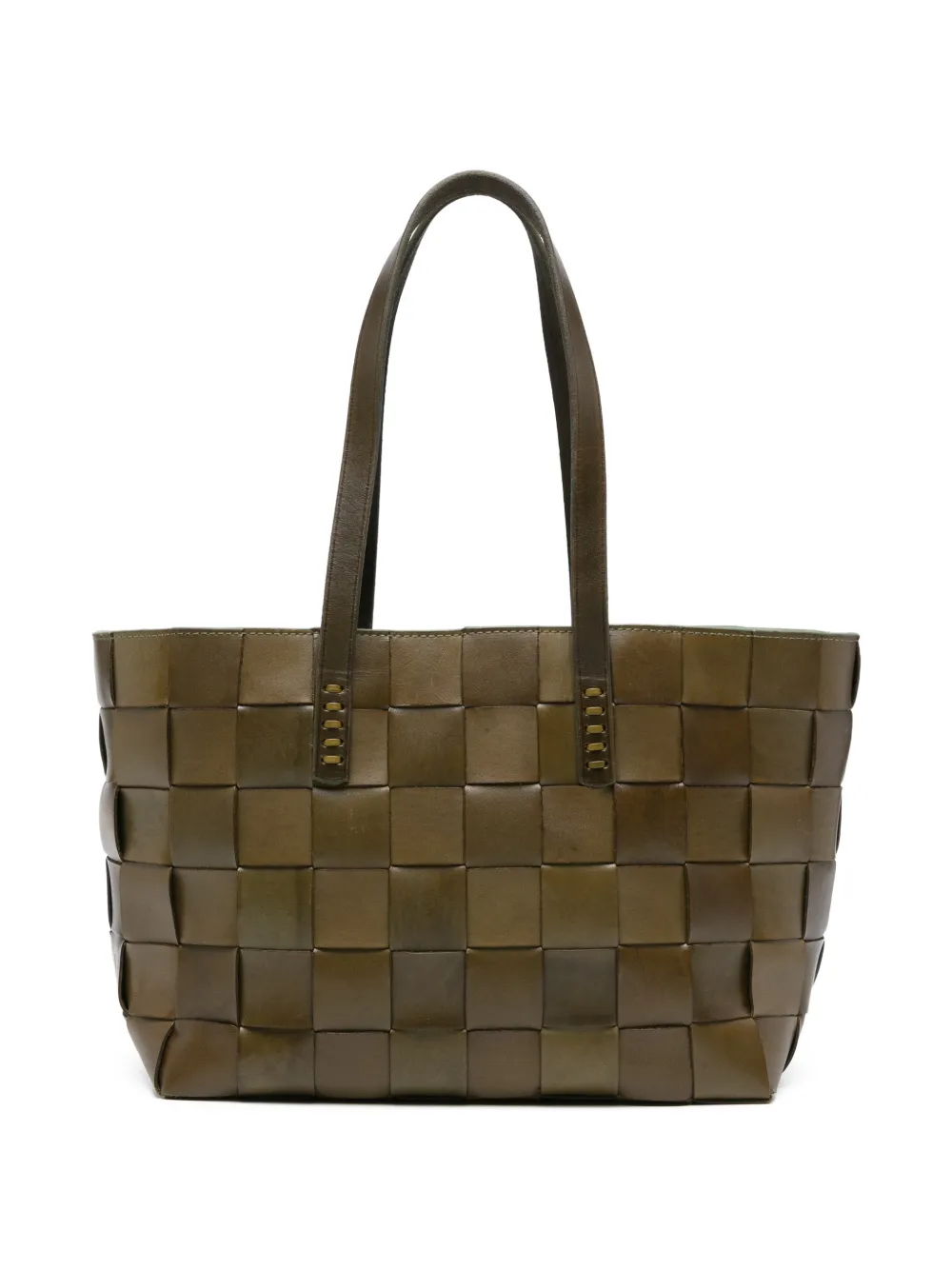 DRAGON DIFFUSION woven tote bag - Verde