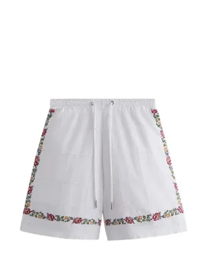 KITH Harden Panelled Mesh Shorts | Grey | FARFETCH IN