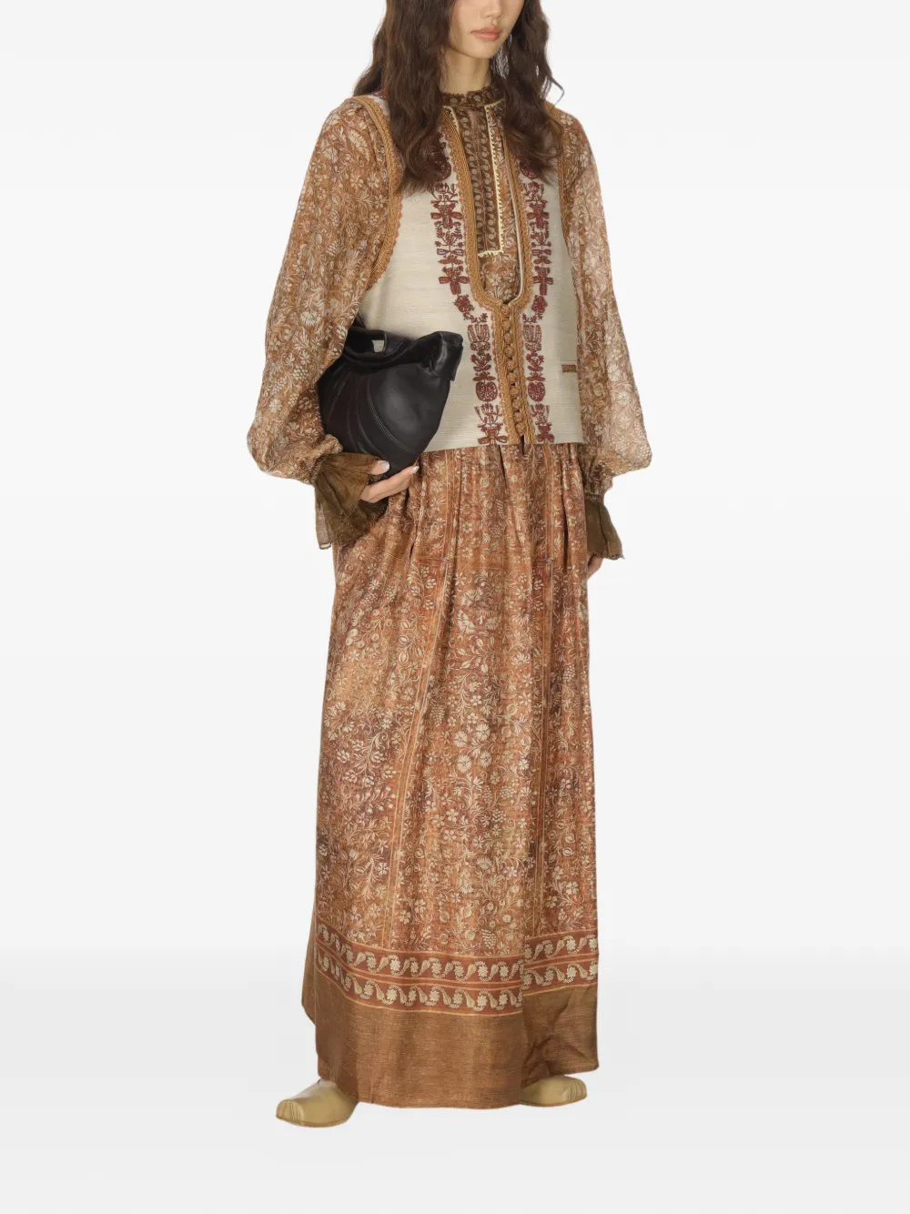 Beaded U-Neck Waistcoat