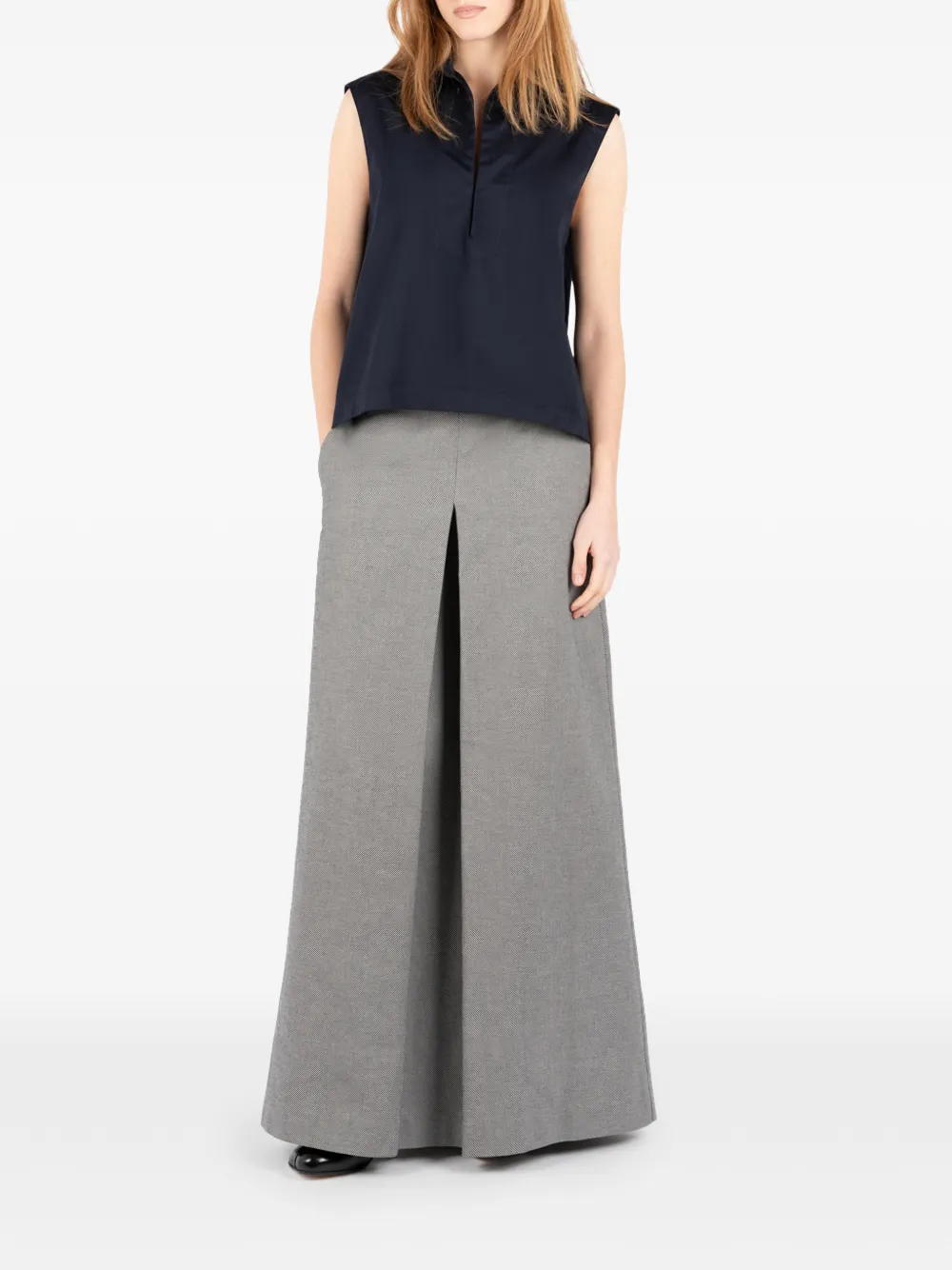  Société Anonyme Victoria Front-slit Maxi Skirt - Grey 