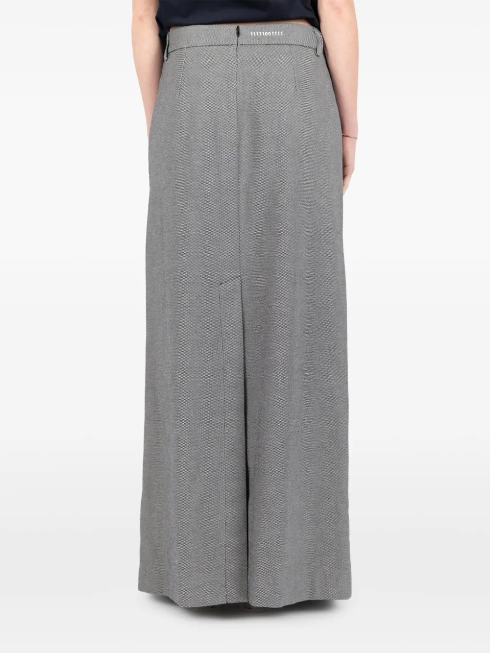 Société Anonyme Victoria maxi-rok met split Grijs