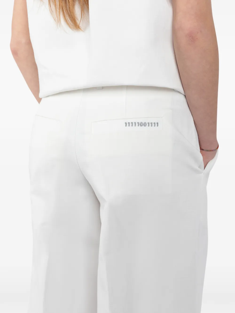 Société Anonyme Dalston broek Wit