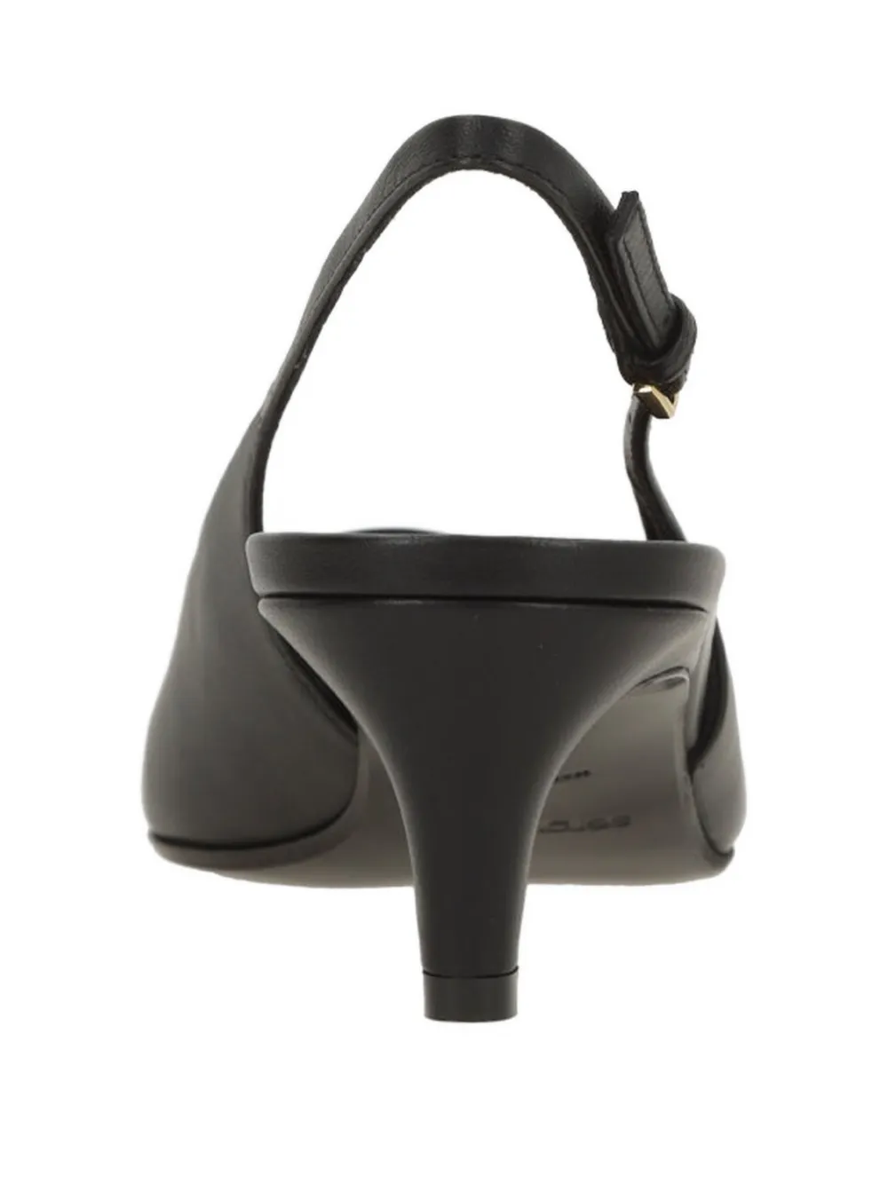 Sergio Rossi Slingback pumps met hak Zwart